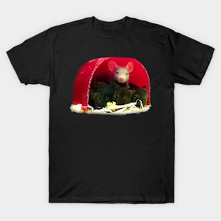 One Mouse on Three Sleeping Mice T-Shirt